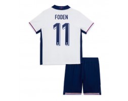 England Phil Foden #11 Hemmakläder Barn EM 2024 Kortärmad (+ Korta byxor)